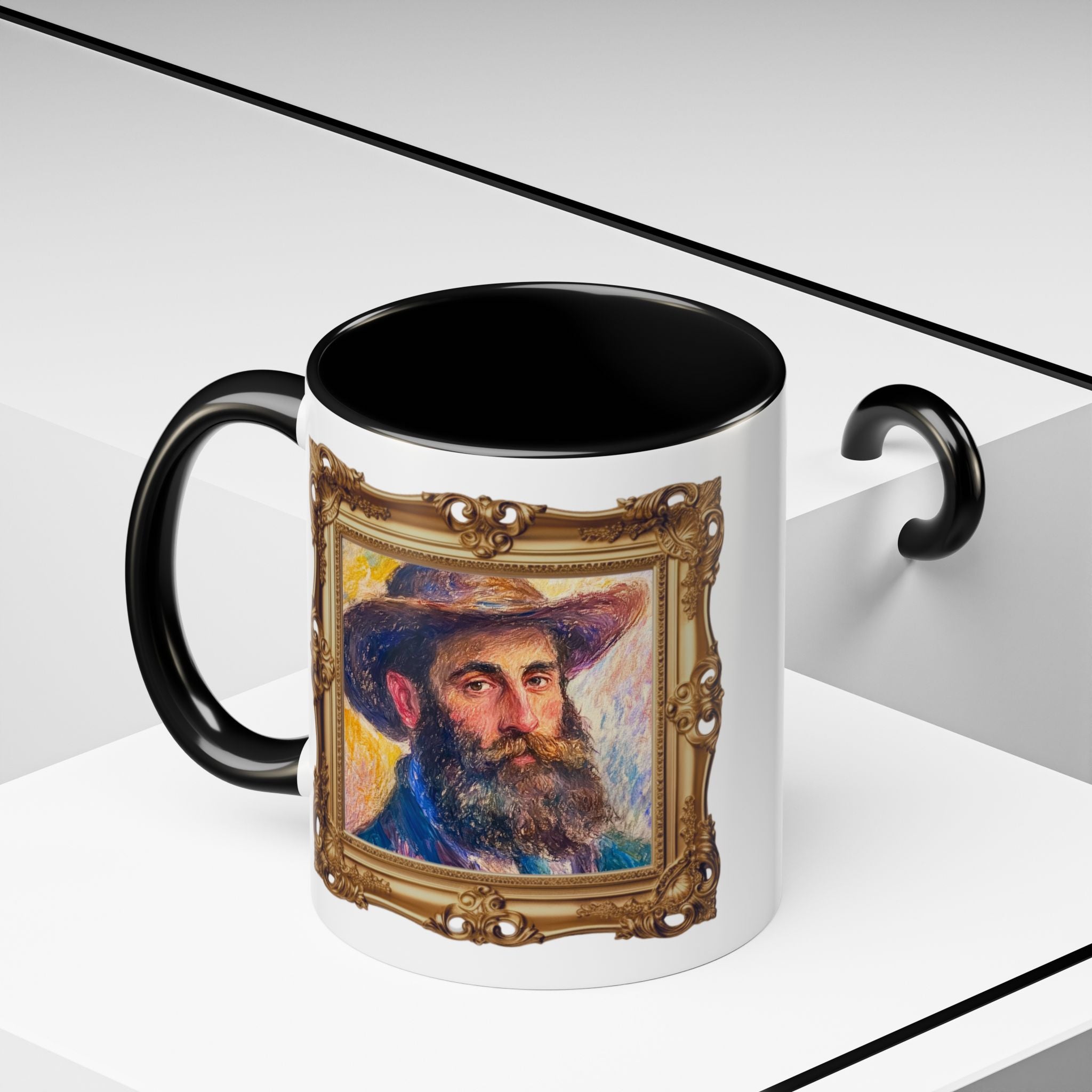 Claude Monet quote - Color is my daylong... - Accent Coffee Mug (11, 15oz) | Impressionist Artist and Artwork