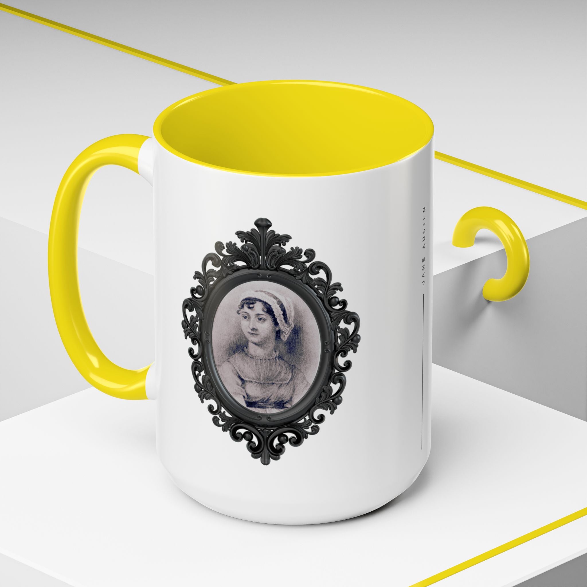 Jane Austen Friendship Quote Mug | Heartwarming Coffee Cup | 11oz, 15oz Accent Mugs for Literary Fans & Gift Ideas