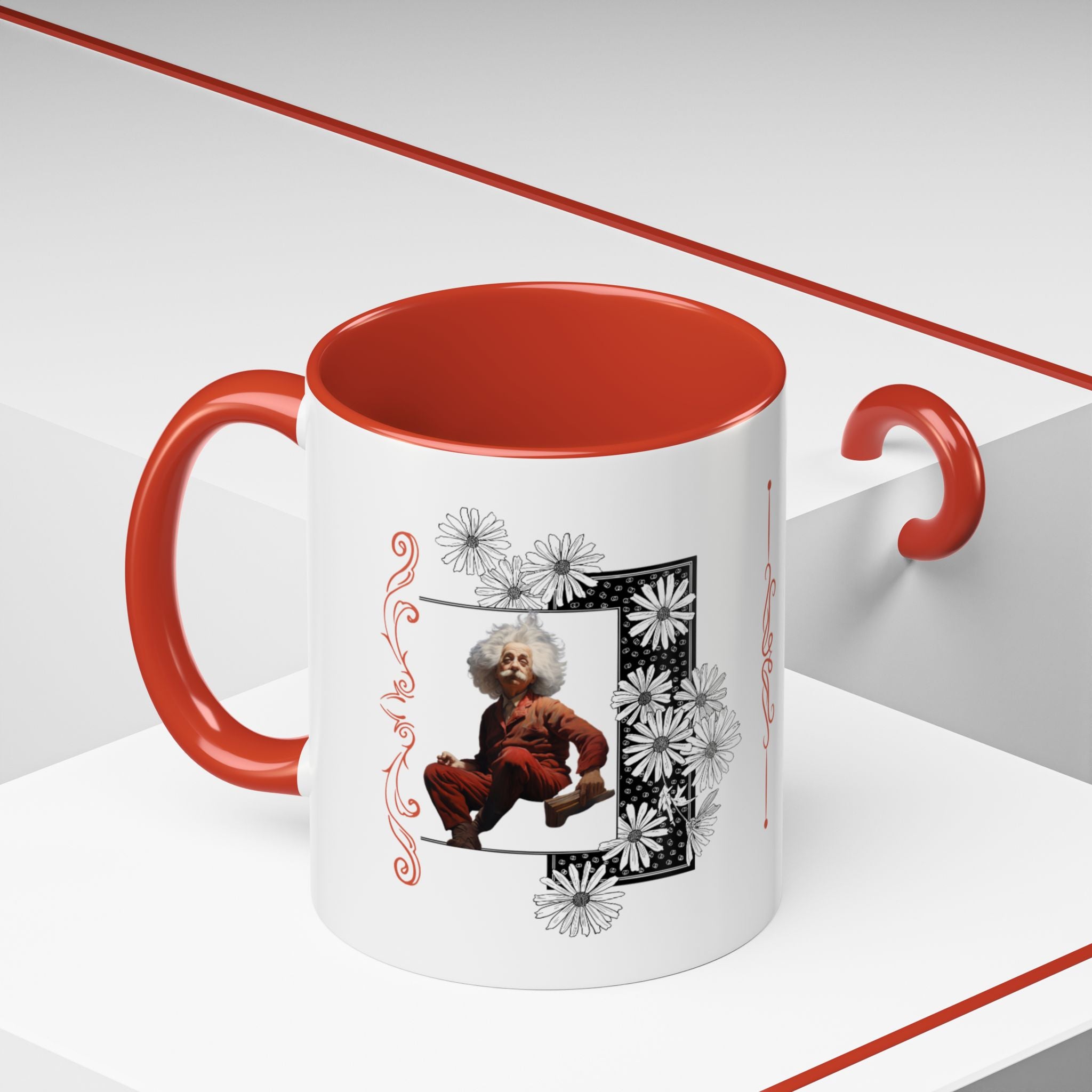 Albert Einstein Quote - Two things are infinite...  Coffee Mug (11, 15oz)