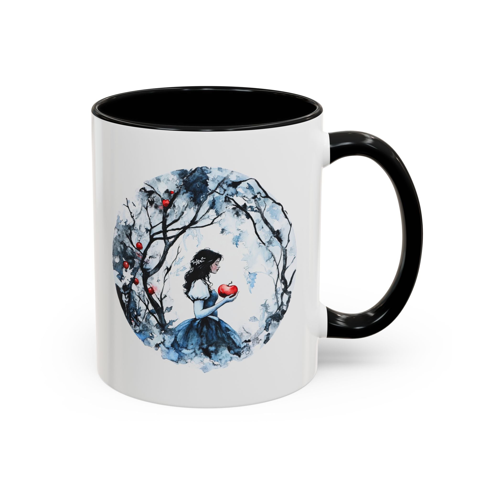 Brother's Grimm Snow White quote  with picture Accent Coffee Mug (11, 15oz) | Fairytale lover's mug