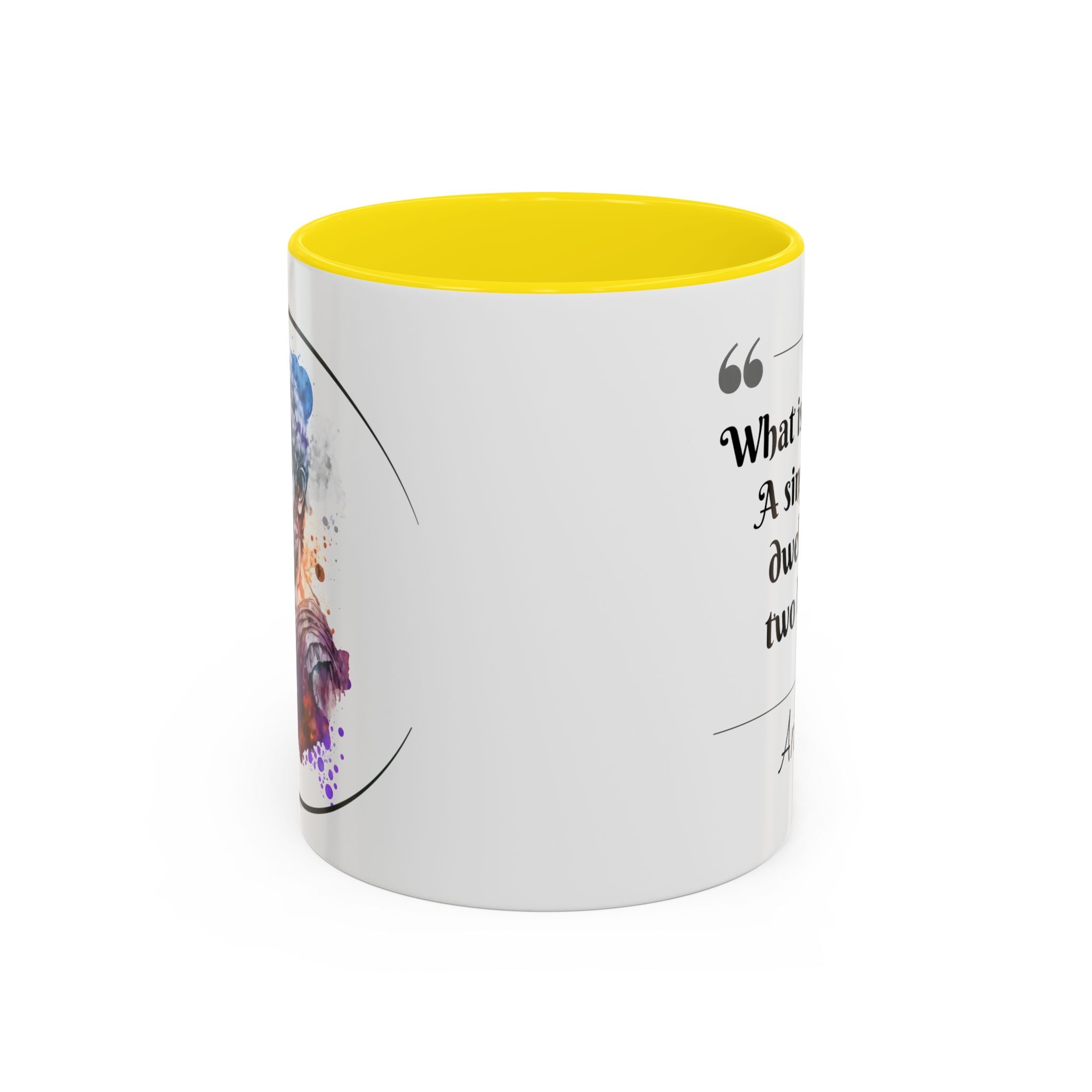 Aristotle What is a Friend Quote Mug | Motivational Philosophy Cup | 11oz, 15oz Accent Mugs for Thinkers & Positivity Lovers