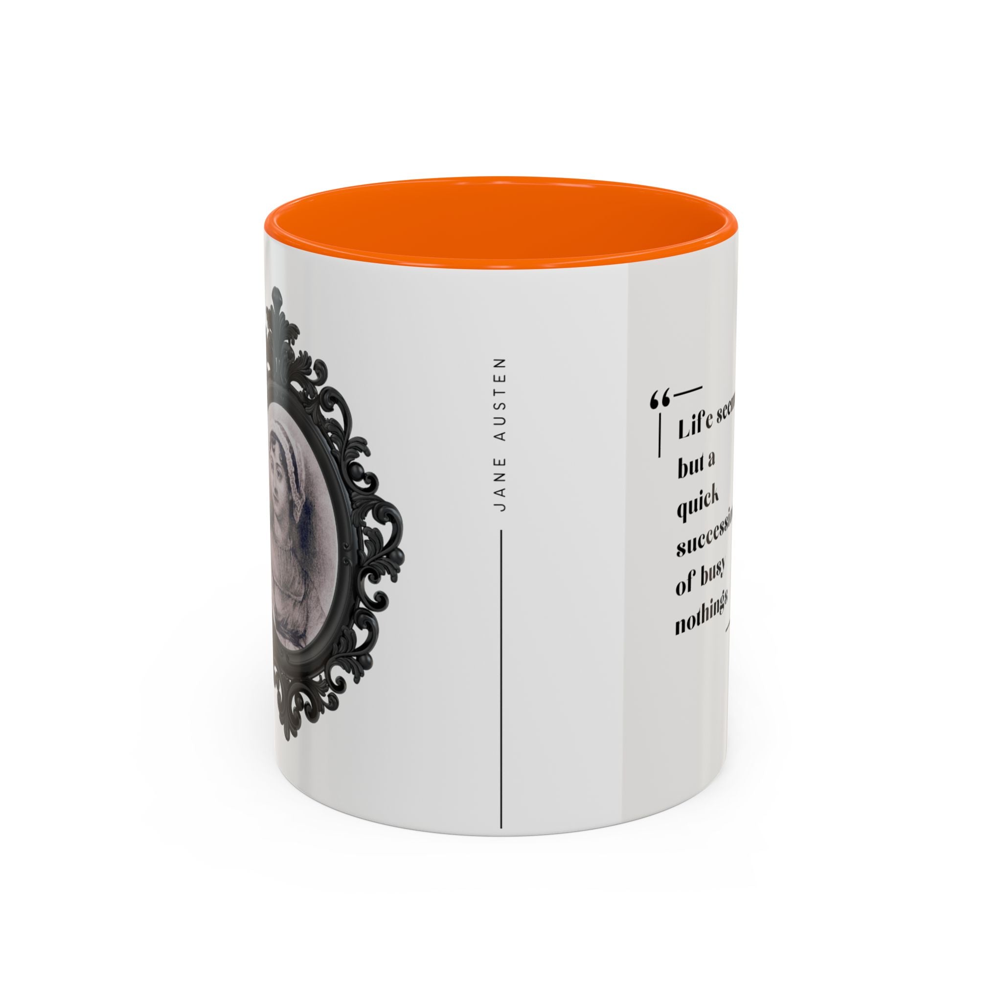 Jane Austen Busy Nothings Quote Coffee Mug | Thoughtful Accent Mug (11, 15oz) | Perfect Gift for Literary Fans