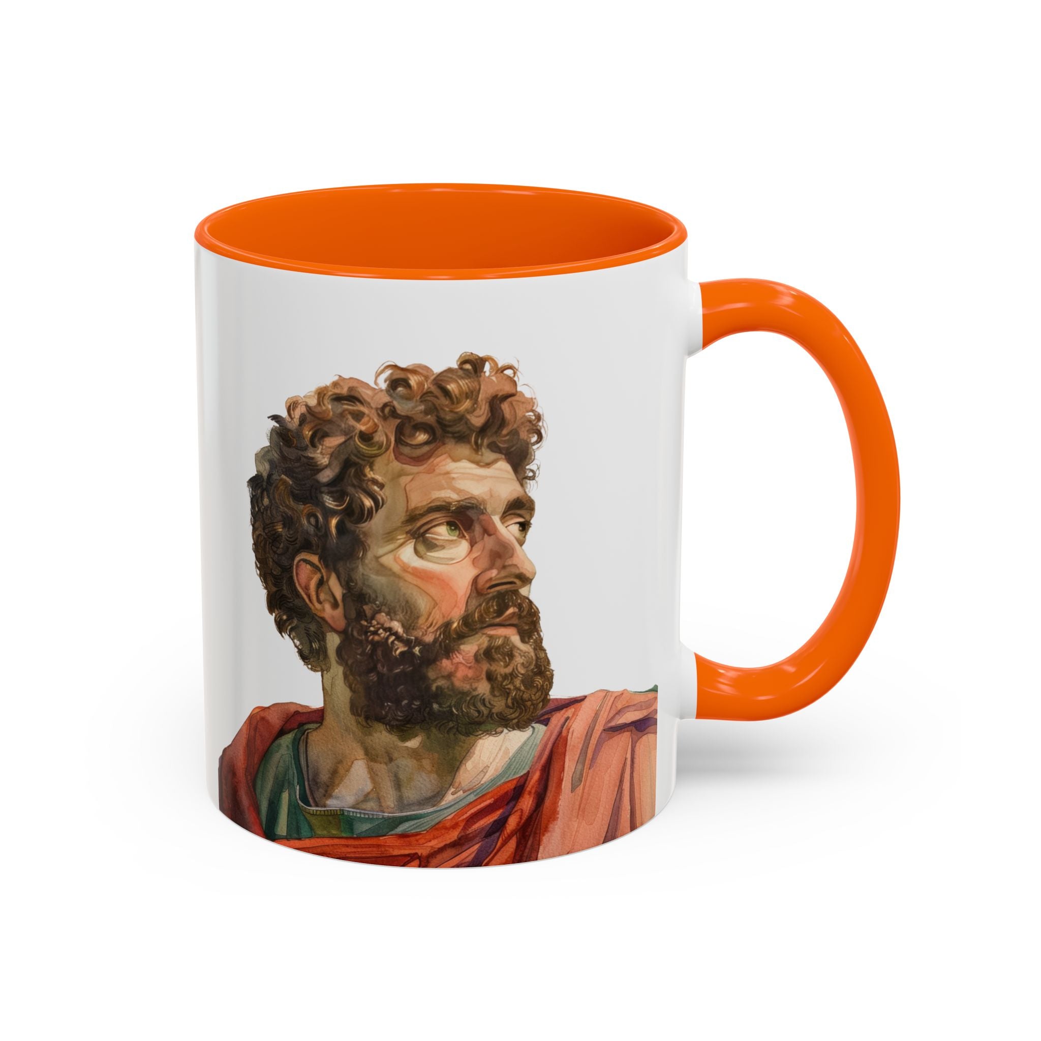 Marcus Aurelius Colour of a Soul Quote Mug | Philosophical Coffee Cup | 11oz, 15oz Accent Mugs for Thinkers| Stoics| Roman Empire