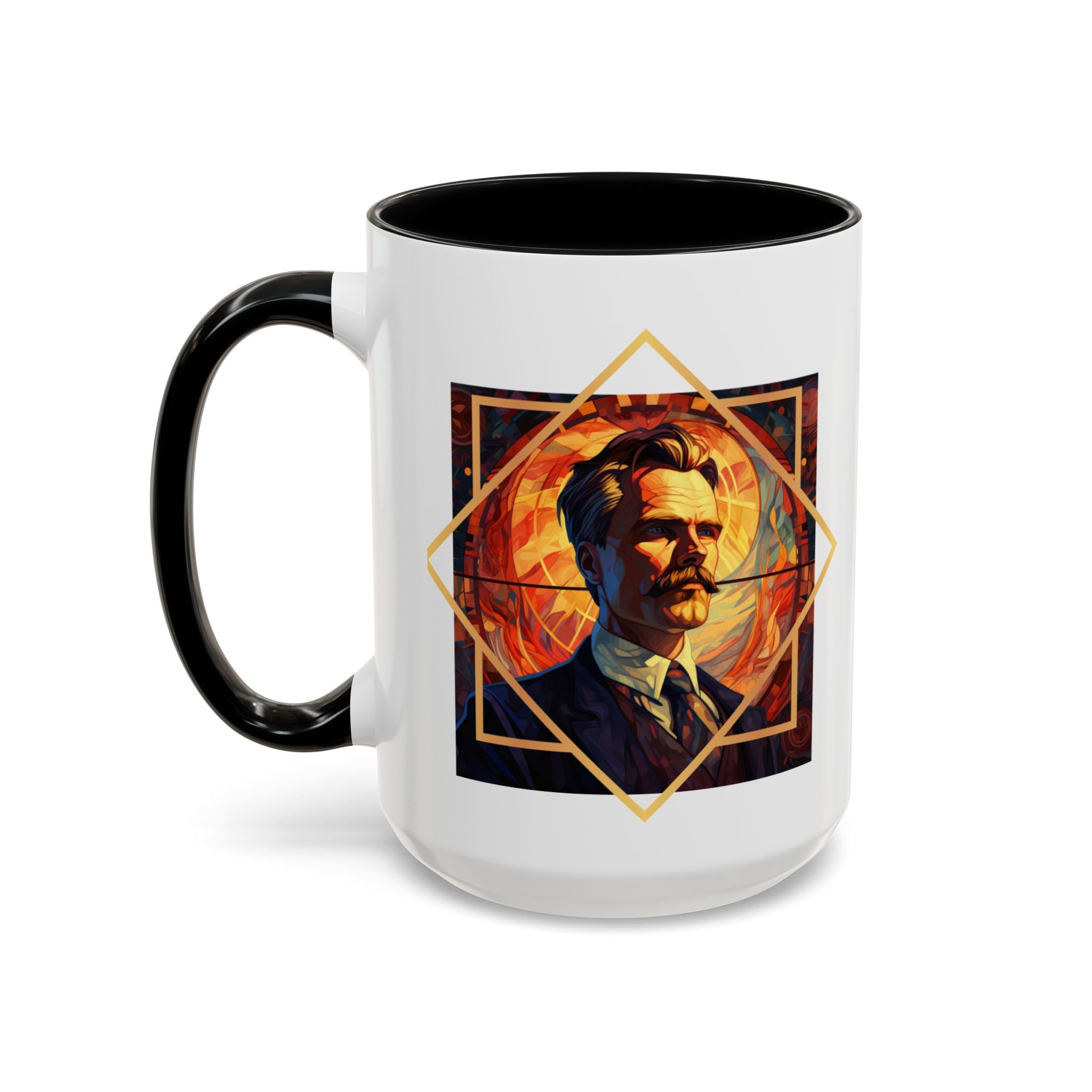 Nietzsche Bad Memory Advantage Quote Coffee Cup | 11oz, 15oz Accent Mugs for Philosophy Lovers & Thoughtful Gifts