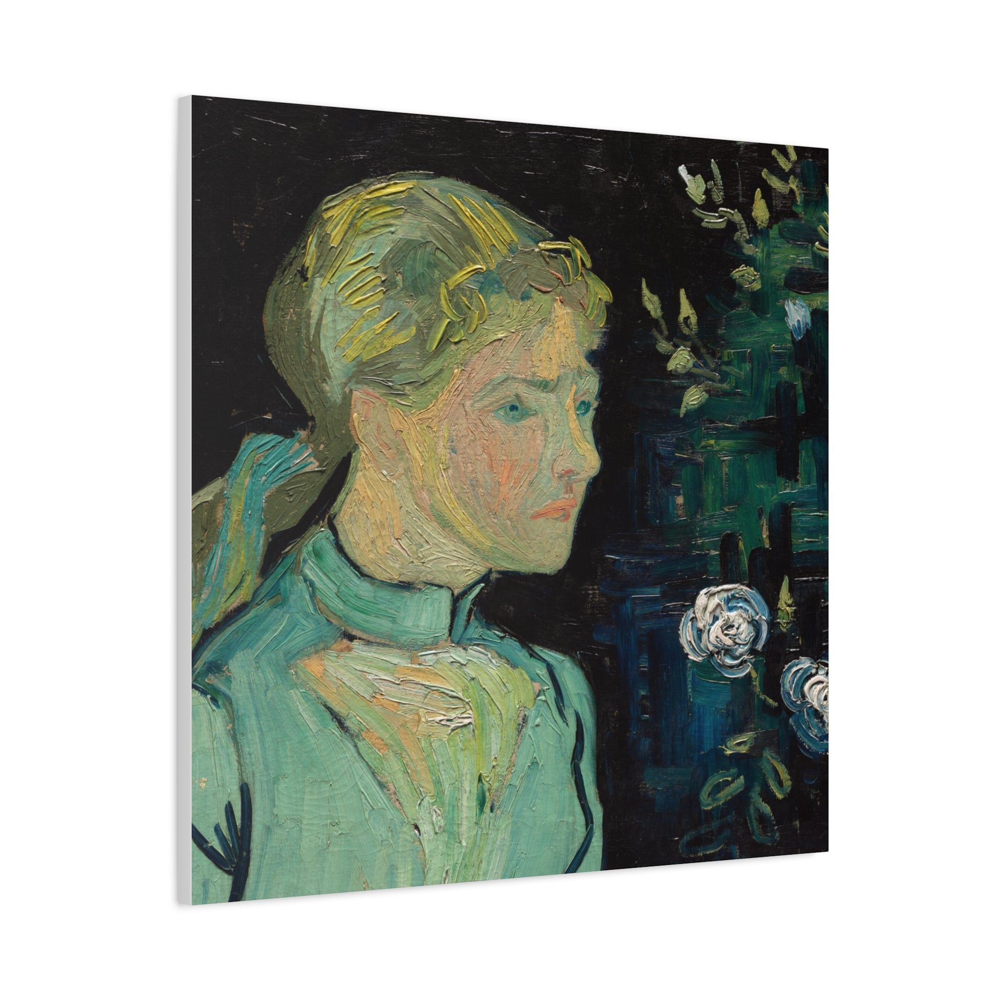 Van Gogh's Adeline Ravoux 1890 Matte Canvas, Stretched, 1.25