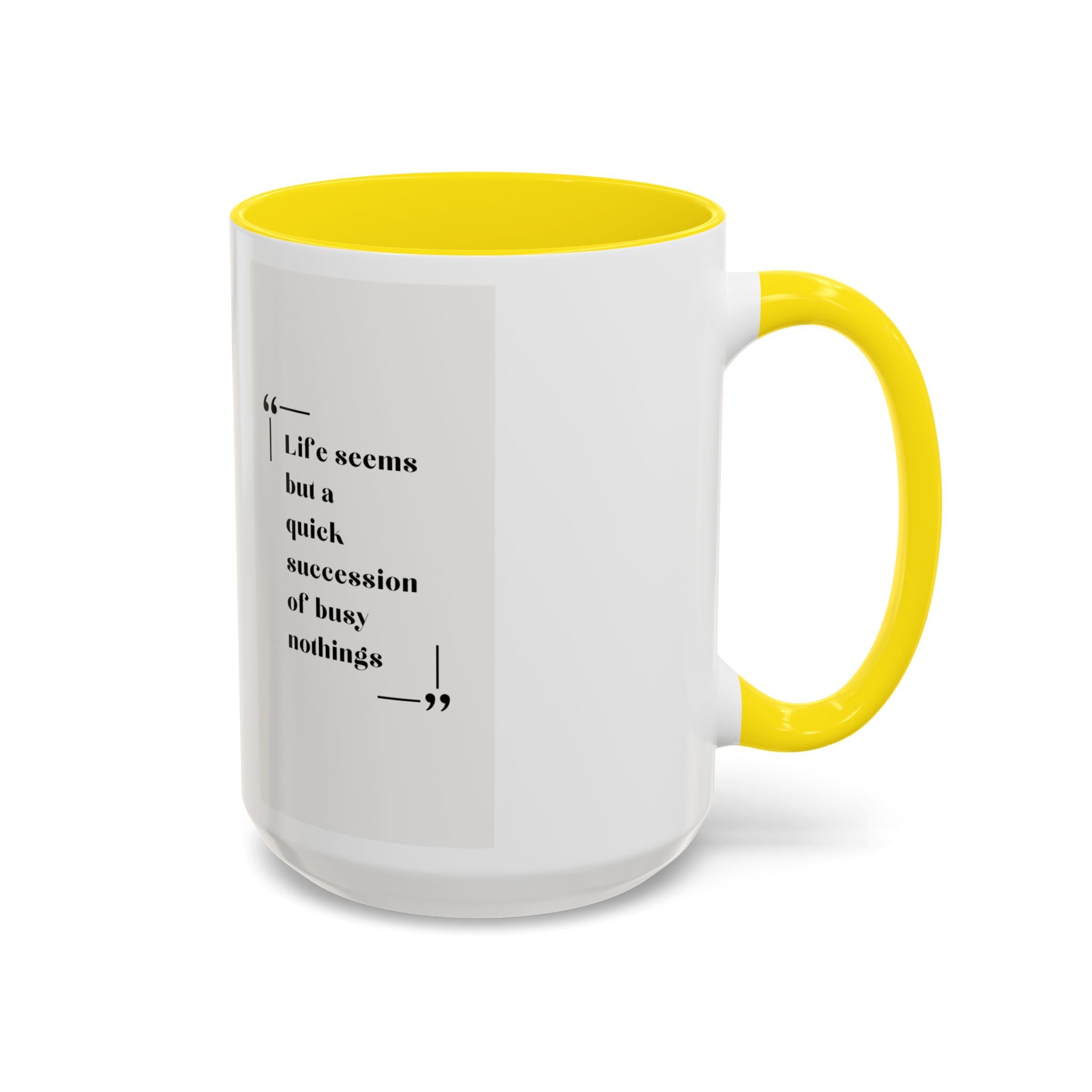 Jane Austen Busy Nothings Quote Coffee Mug | Thoughtful Accent Mug (11, 15oz) | Perfect Gift for Literary Fans