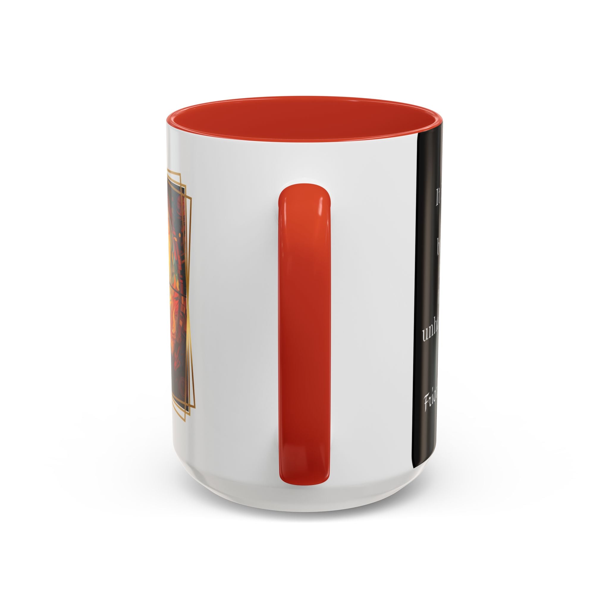 Nietzsche Friendship makes a Marriage Quote Coffee Cup | 11oz, 15oz Accent Mugs for Philosophy Lovers & Thoughtful Gifts