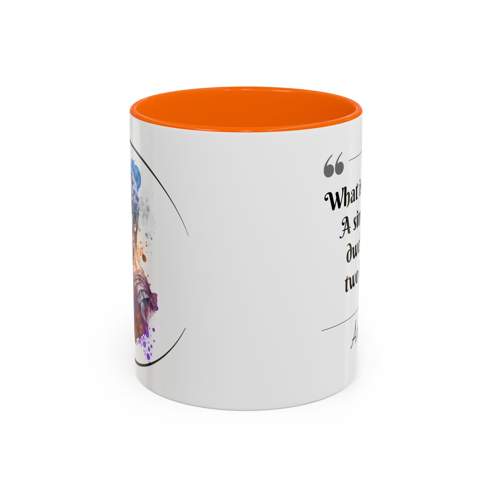 Aristotle What is a Friend Quote Mug | Motivational Philosophy Cup | 11oz, 15oz Accent Mugs for Thinkers & Positivity Lovers