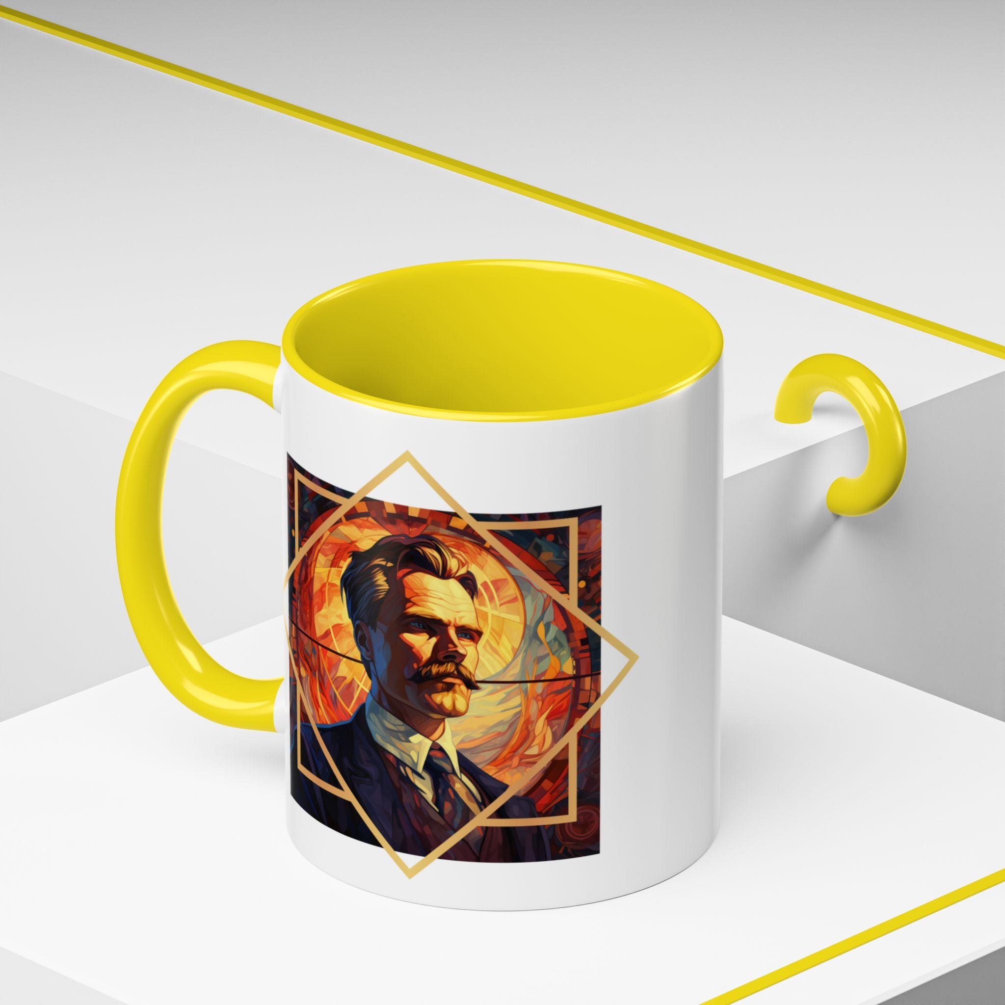 Nietzsche Bad Memory Advantage Quote Coffee Cup | 11oz, 15oz Accent Mugs for Philosophy Lovers & Thoughtful Gifts