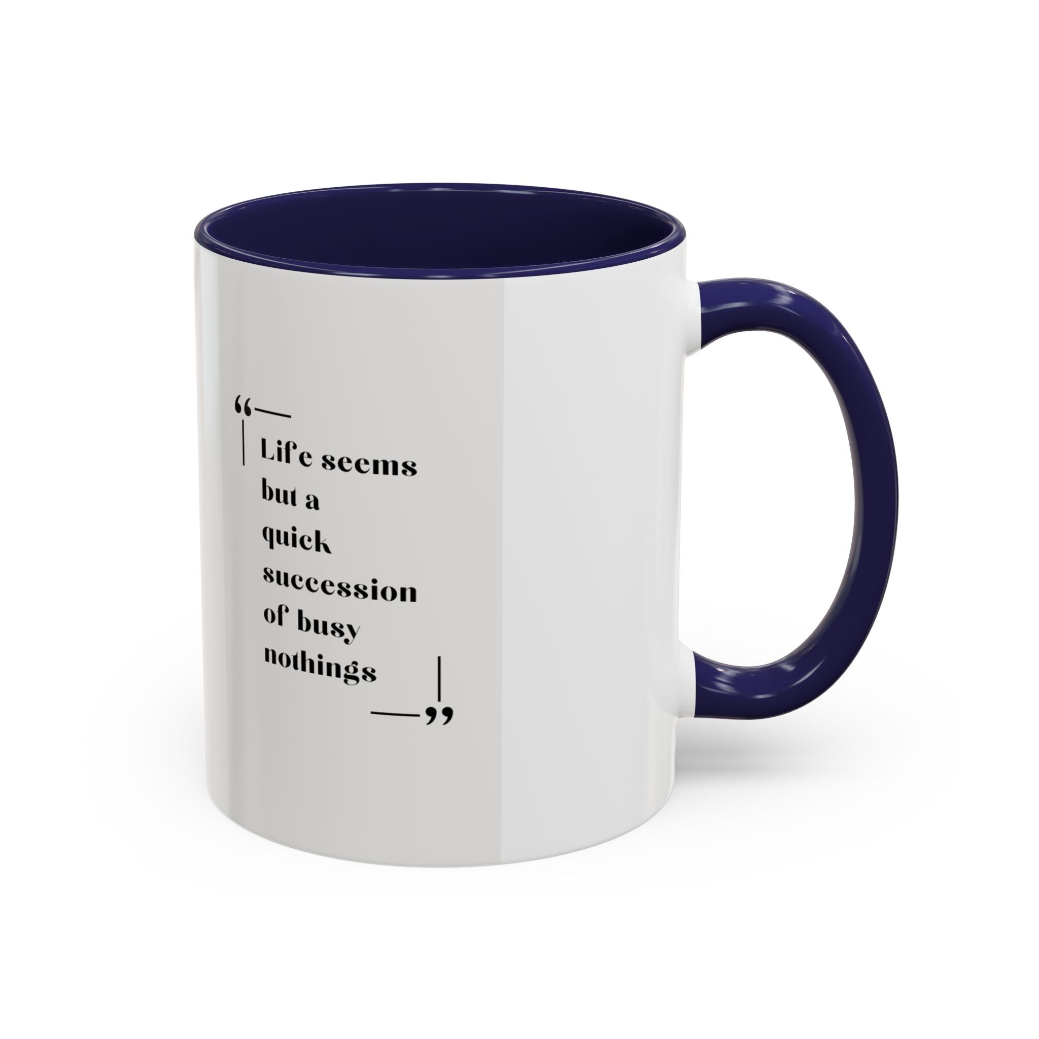 Jane Austen Busy Nothings Quote Coffee Mug | Thoughtful Accent Mug (11, 15oz) | Perfect Gift for Literary Fans