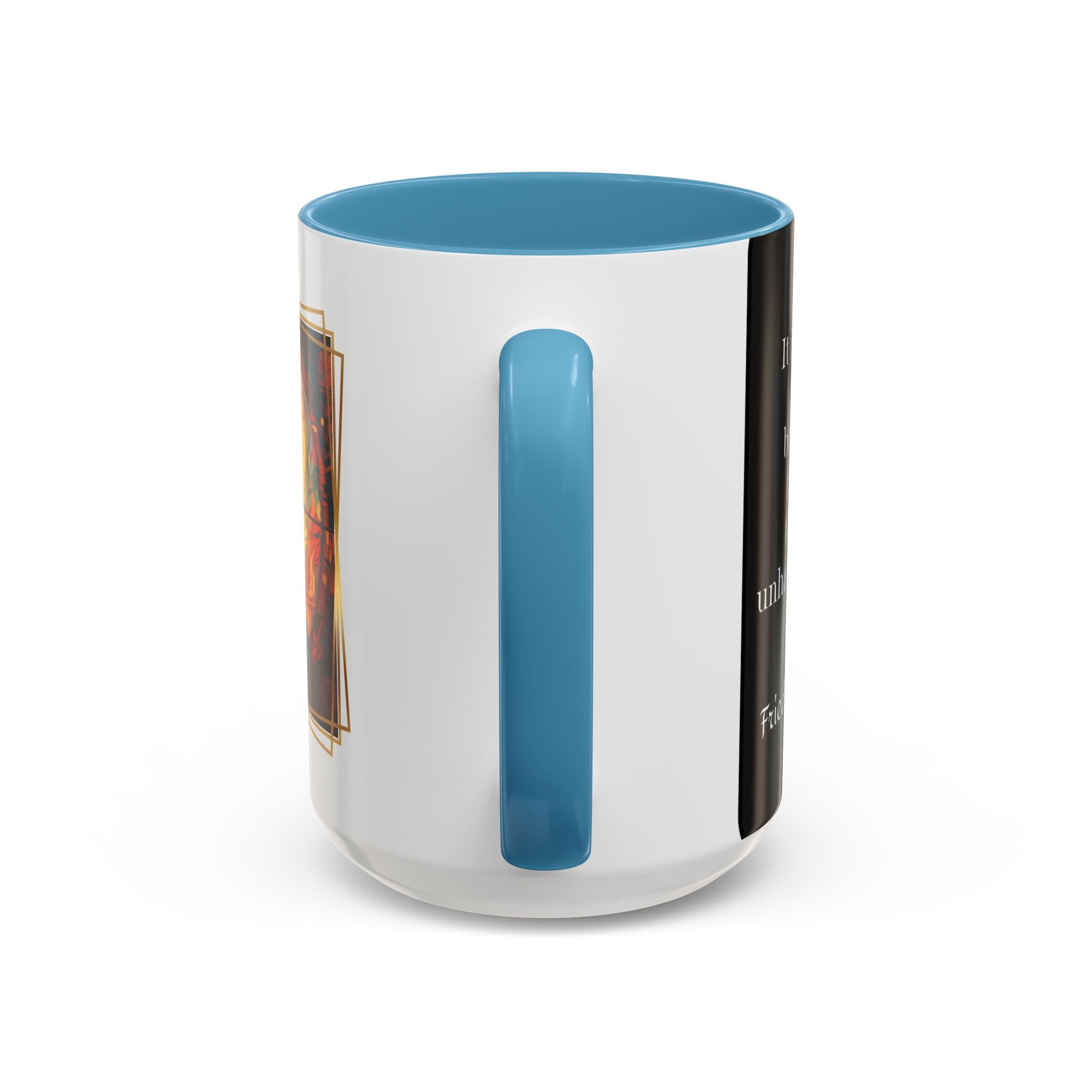 Nietzsche Friendship makes a Marriage Quote Coffee Cup | 11oz, 15oz Accent Mugs for Philosophy Lovers & Thoughtful Gifts