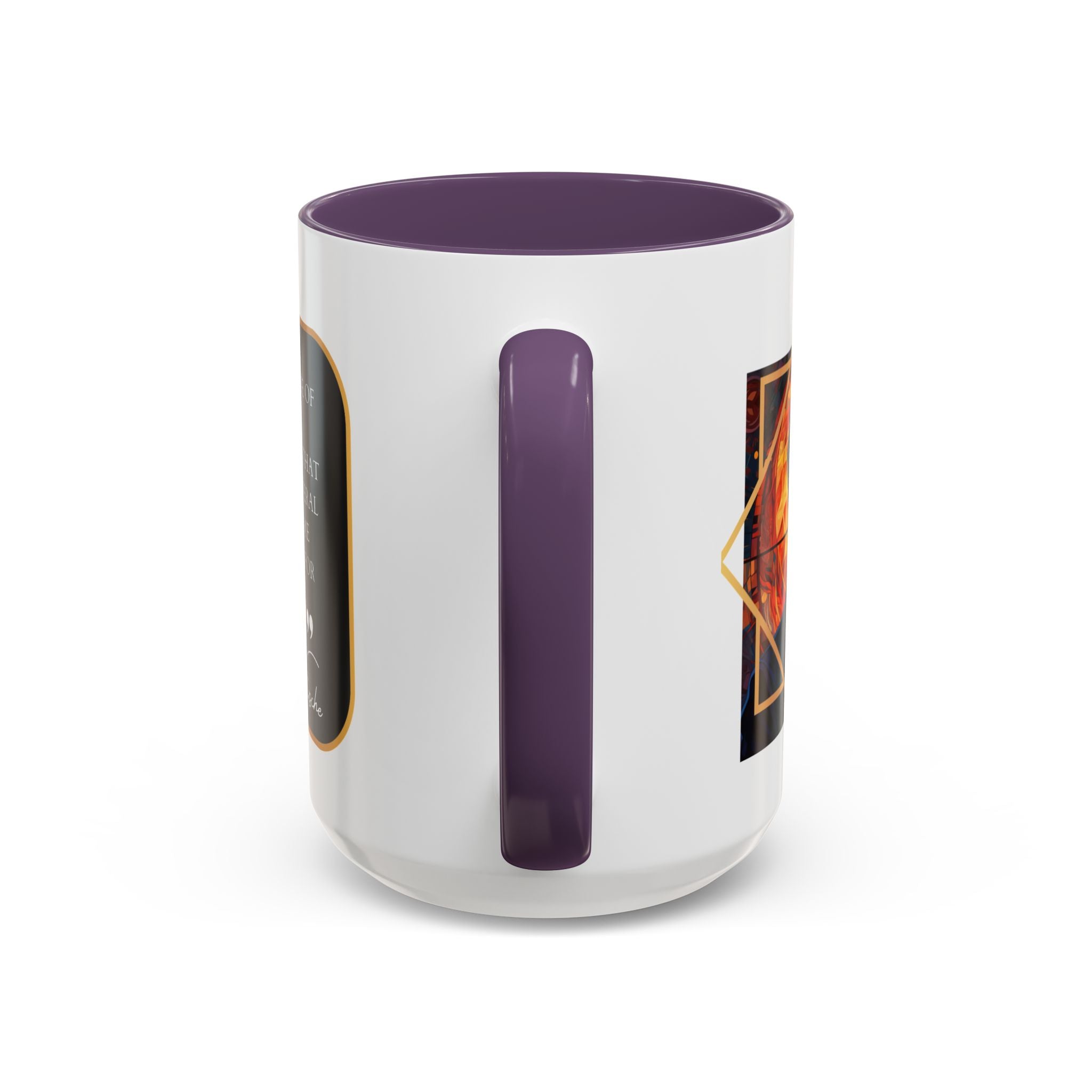 Nietzsche Bad Memory Advantage Quote Coffee Cup | 11oz, 15oz Accent Mugs for Philosophy Lovers & Thoughtful Gifts