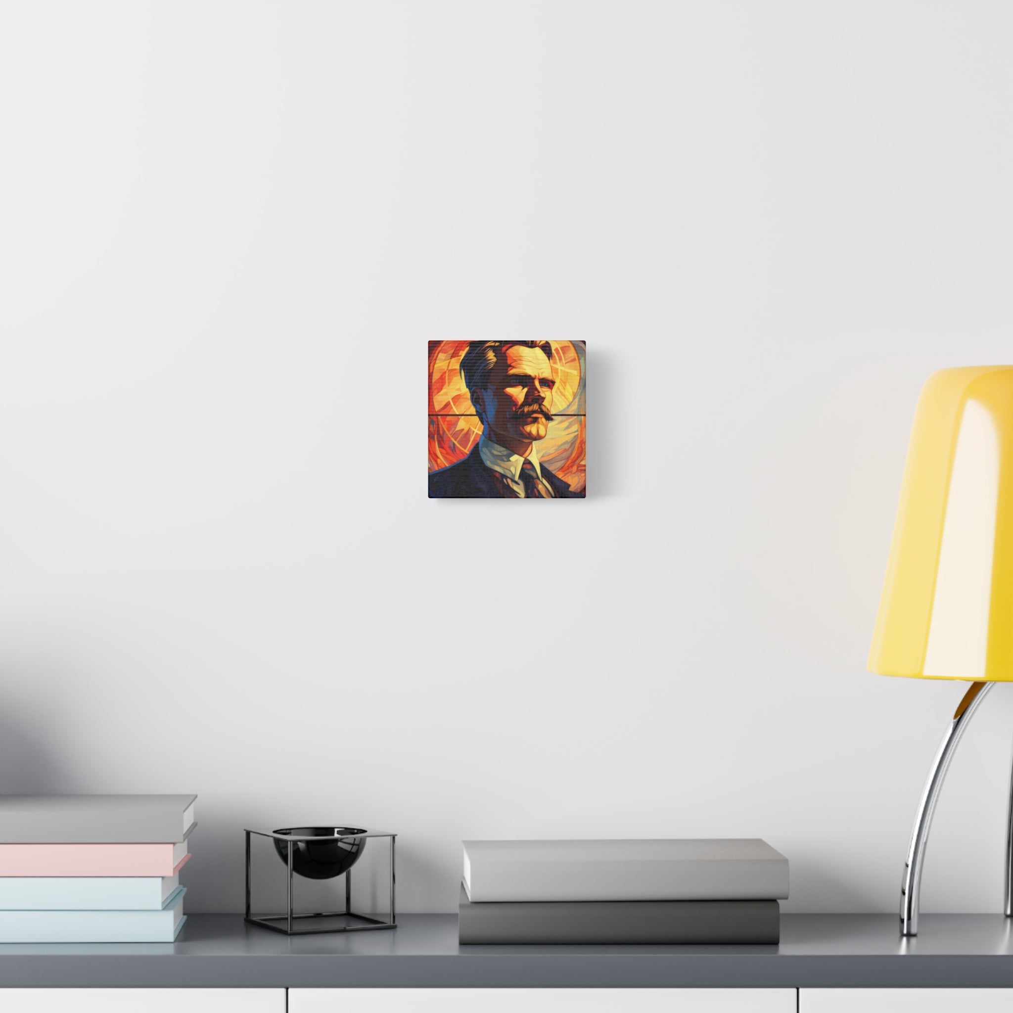 Friedrich Nietzsche Matte Canvas, Stretched, 1.25