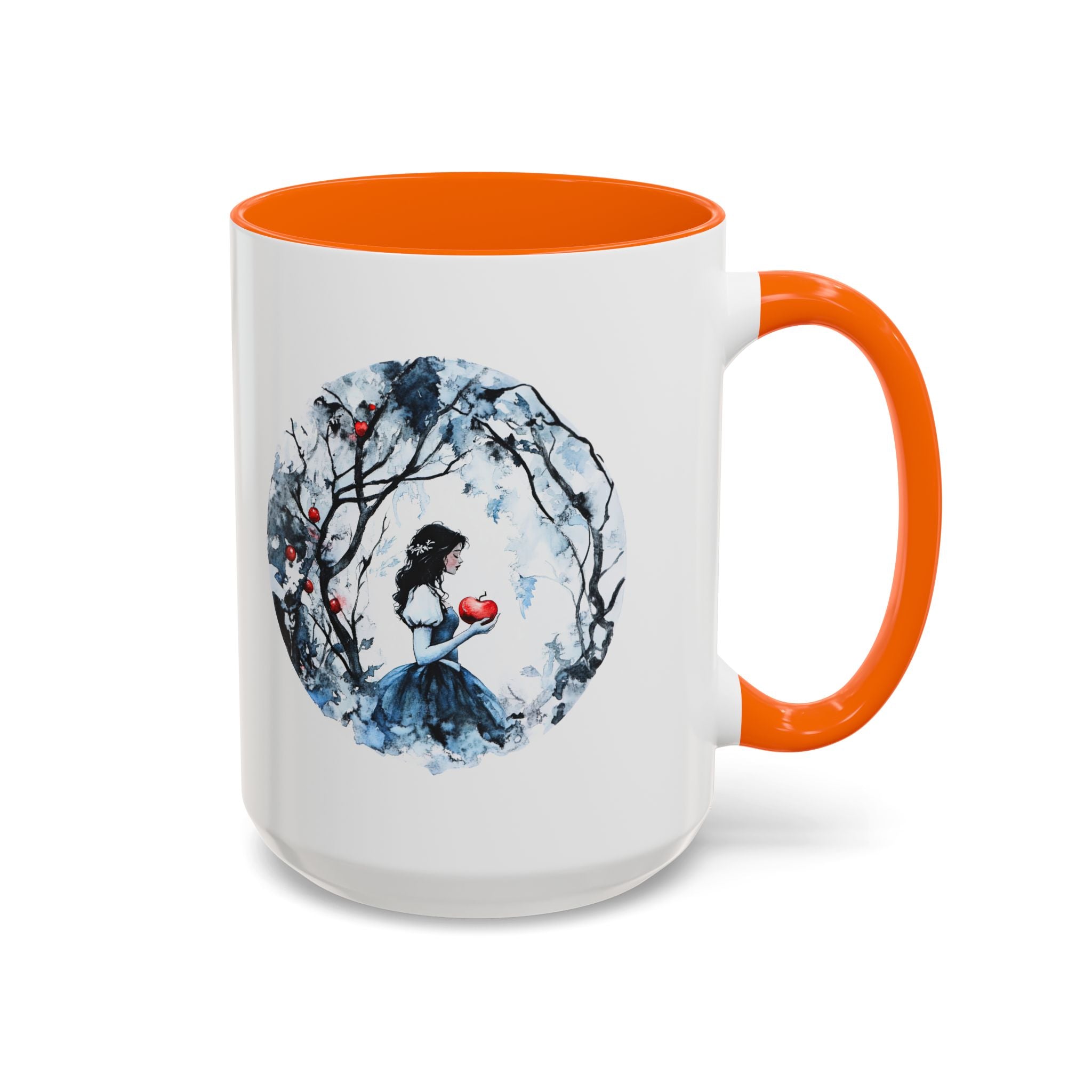 Brother's Grimm Snow White quote  with picture Accent Coffee Mug (11, 15oz) | Fairytale lover's mug