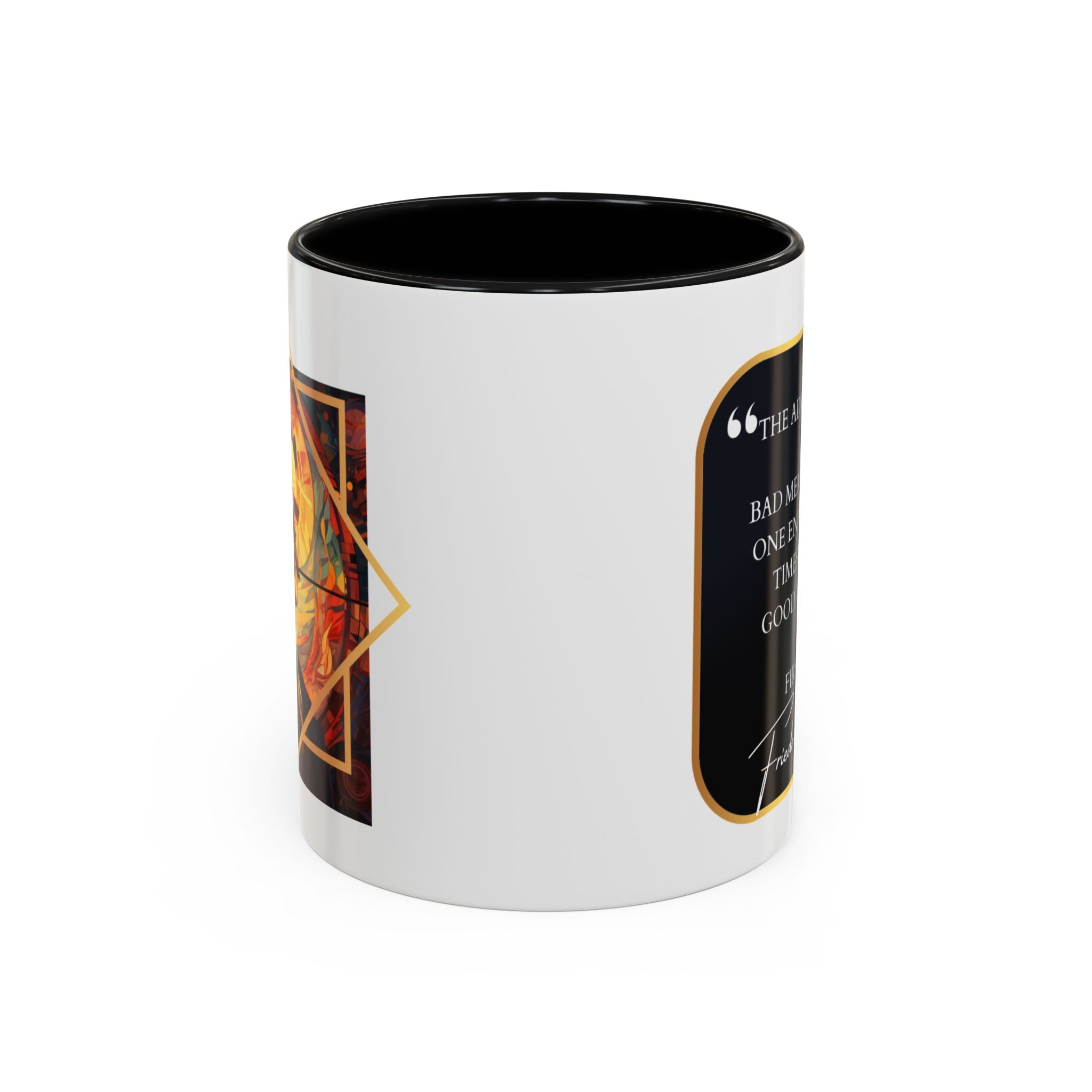Nietzsche Bad Memory Advantage Quote Coffee Cup | 11oz, 15oz Accent Mugs for Philosophy Lovers & Thoughtful Gifts
