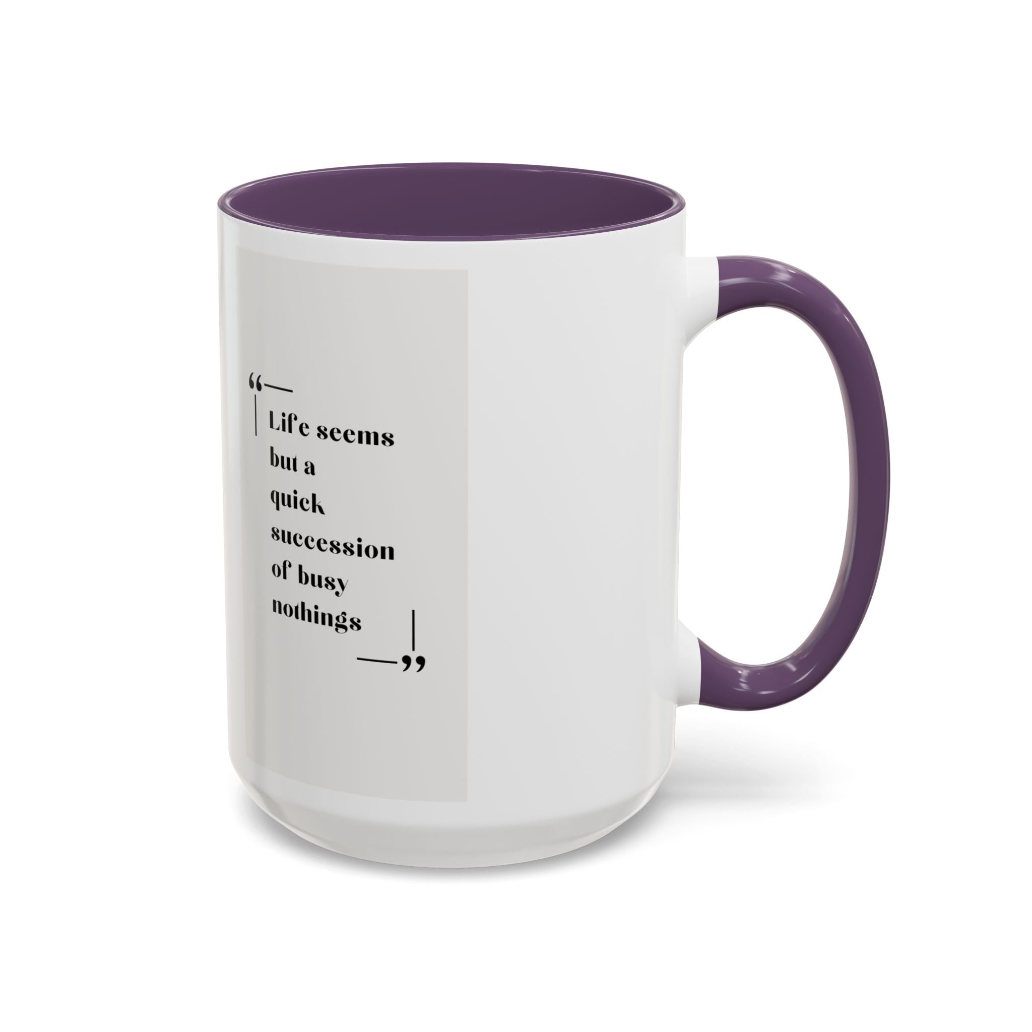 Jane Austen Busy Nothings Quote Coffee Mug | Thoughtful Accent Mug (11, 15oz) | Perfect Gift for Literary Fans