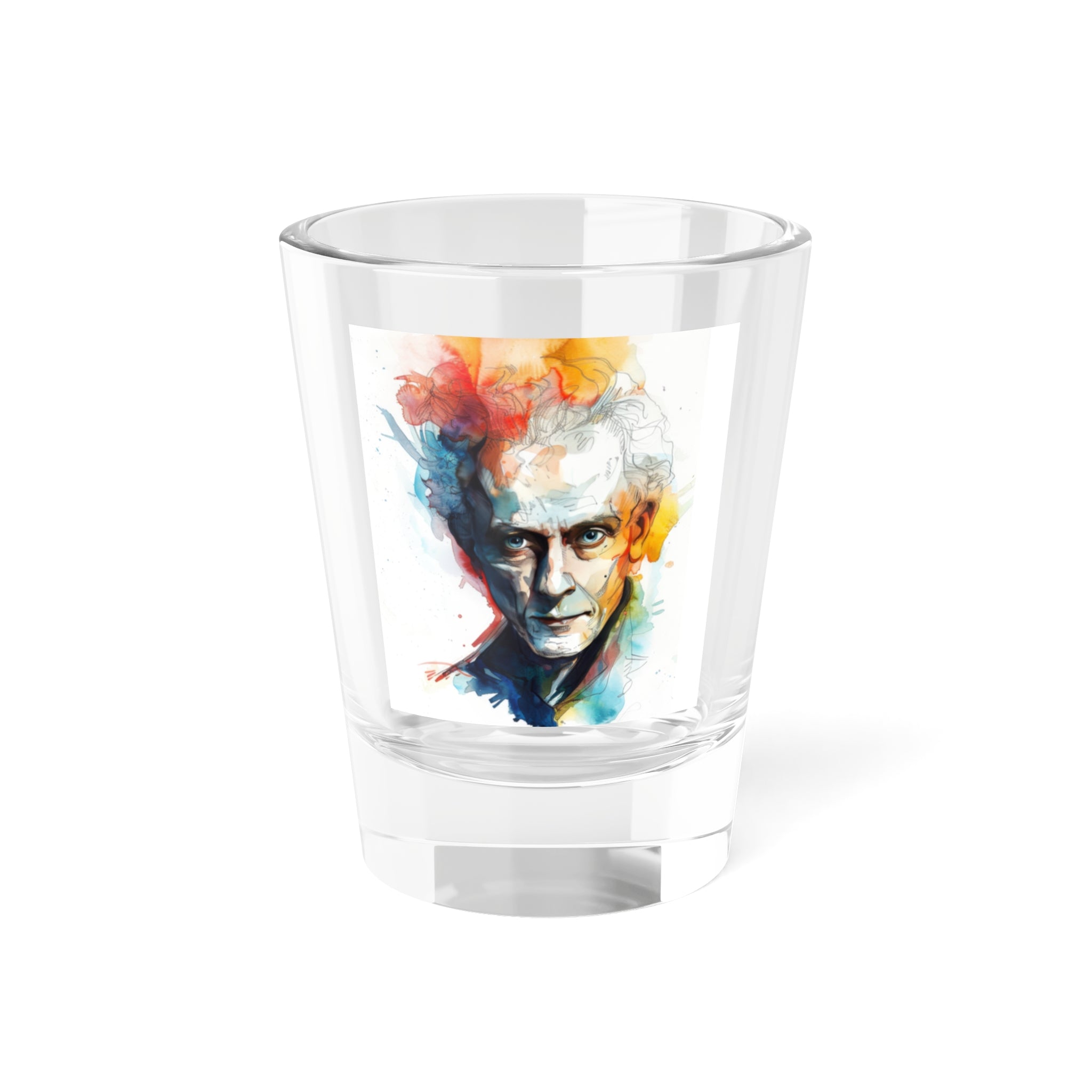 Immanuel Kant - Shot Glass, 1.5oz | Philosopher Shot Glass | Enlightenment transcendental idealism | German Philosophers - Beta Product