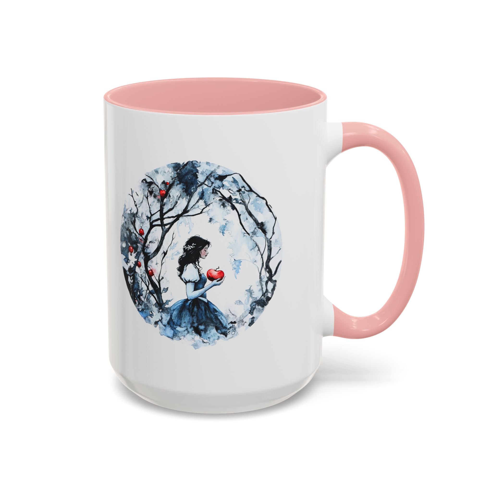 Brother's Grimm Snow White quote  with picture Accent Coffee Mug (11, 15oz) | Fairytale lover's mug