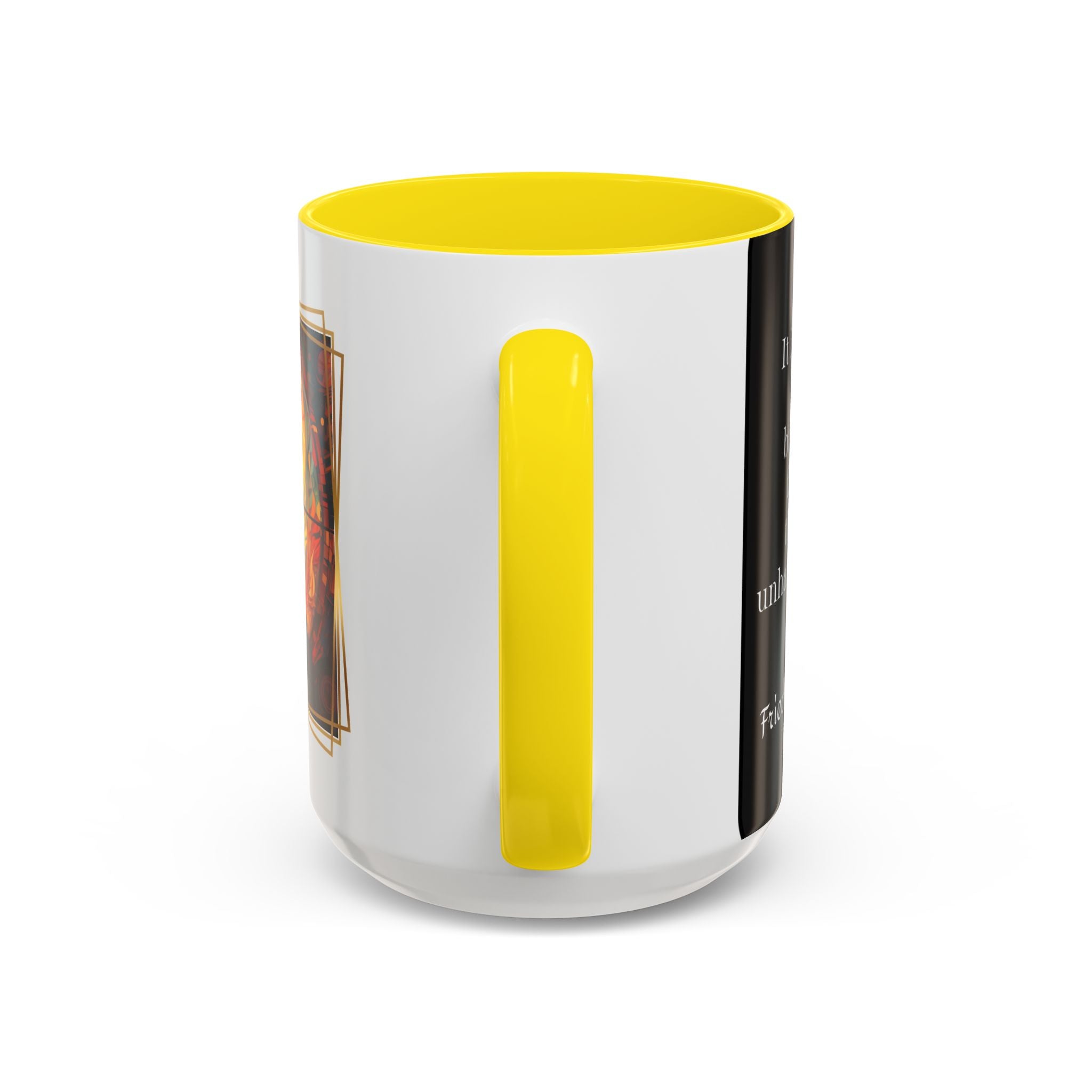 Nietzsche Friendship makes a Marriage Quote Coffee Cup | 11oz, 15oz Accent Mugs for Philosophy Lovers & Thoughtful Gifts