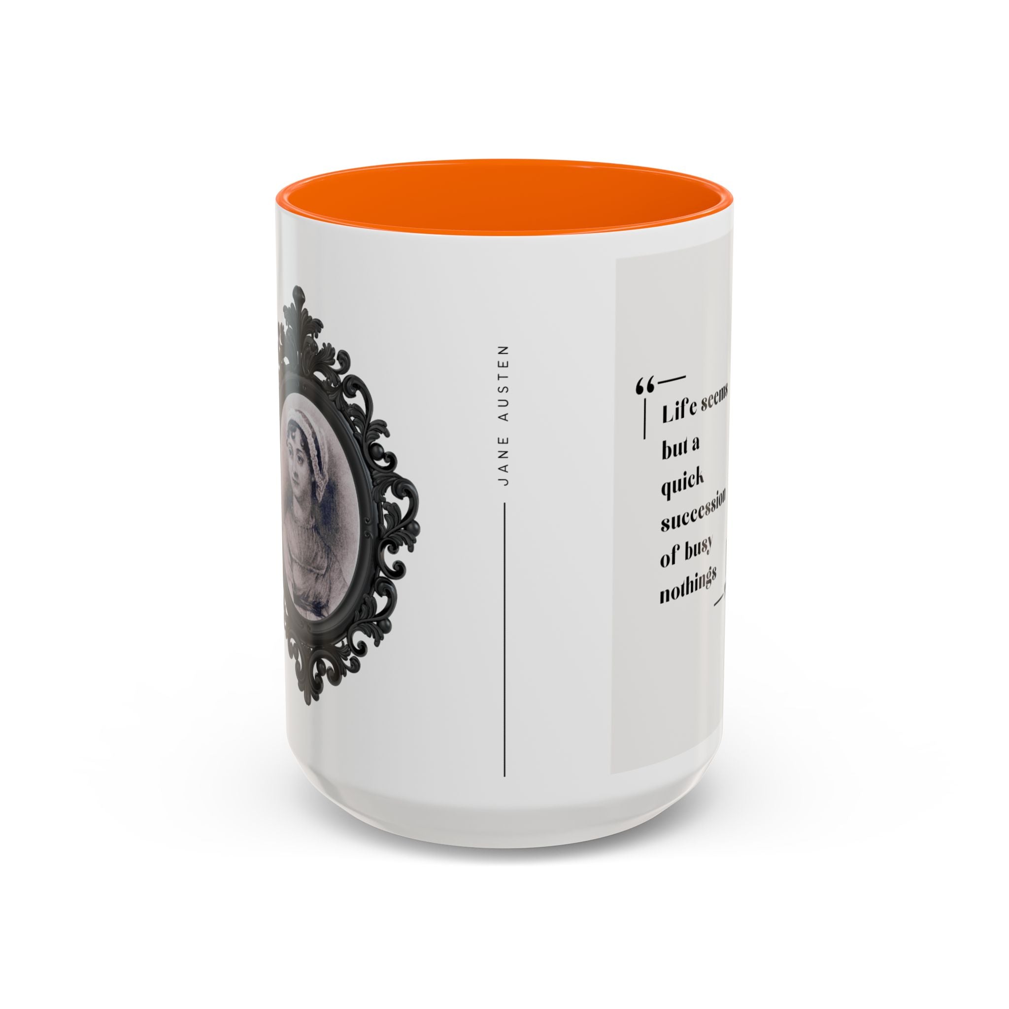 Jane Austen Busy Nothings Quote Coffee Mug | Thoughtful Accent Mug (11, 15oz) | Perfect Gift for Literary Fans