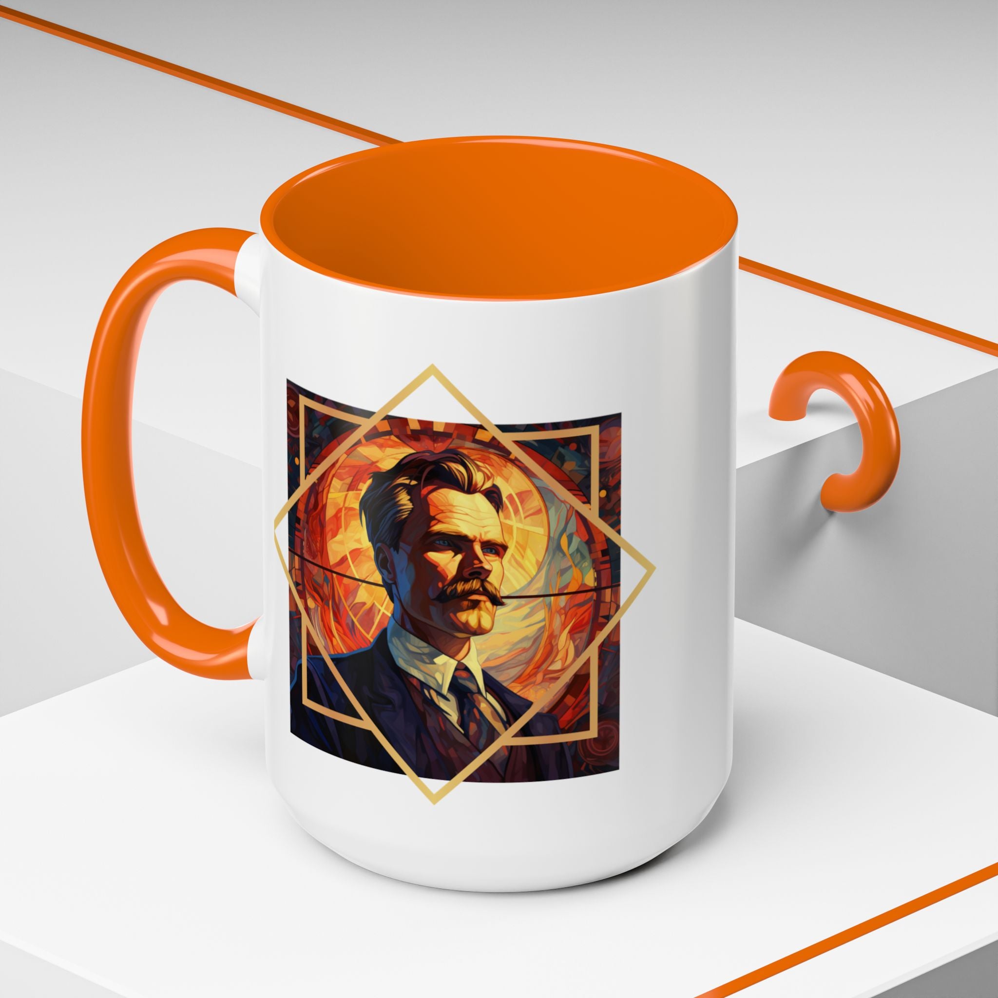 Nietzsche Bad Memory Advantage Quote Coffee Cup | 11oz, 15oz Accent Mugs for Philosophy Lovers & Thoughtful Gifts