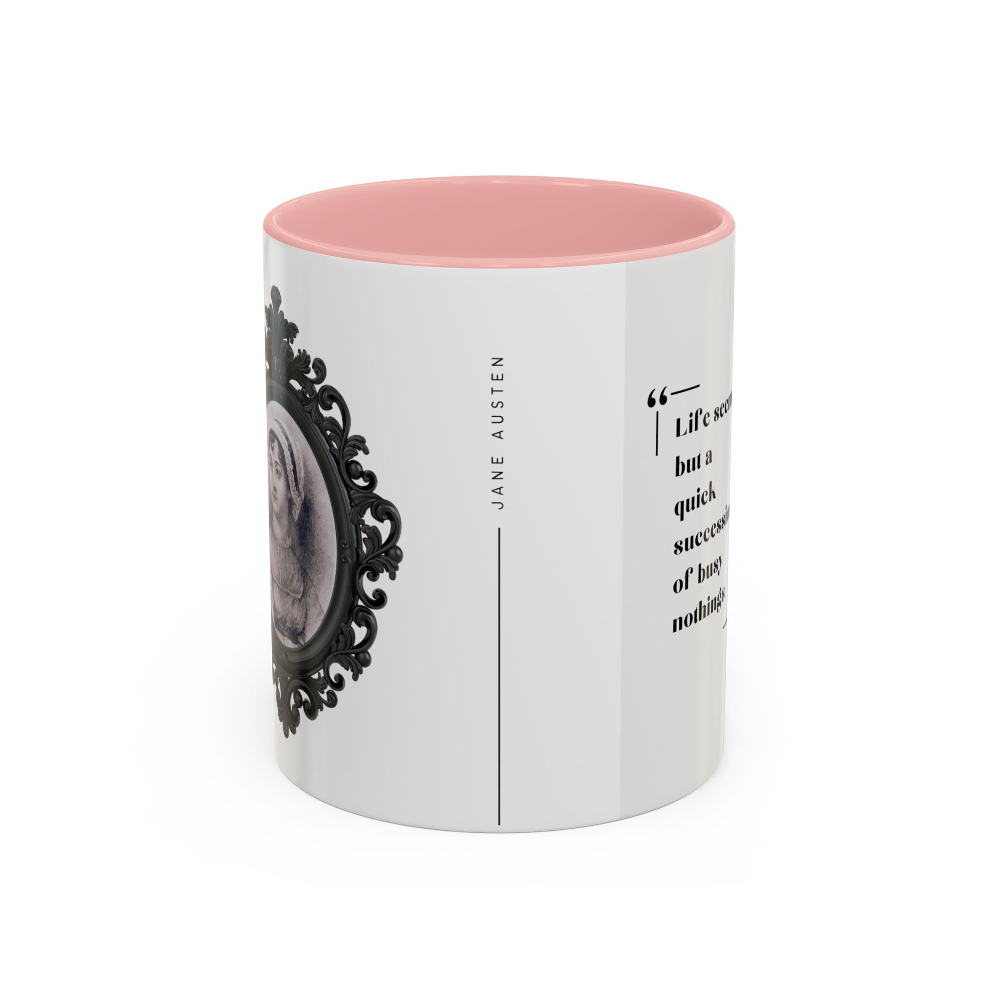 Jane Austen Busy Nothings Quote Coffee Mug | Thoughtful Accent Mug (11, 15oz) | Perfect Gift for Literary Fans