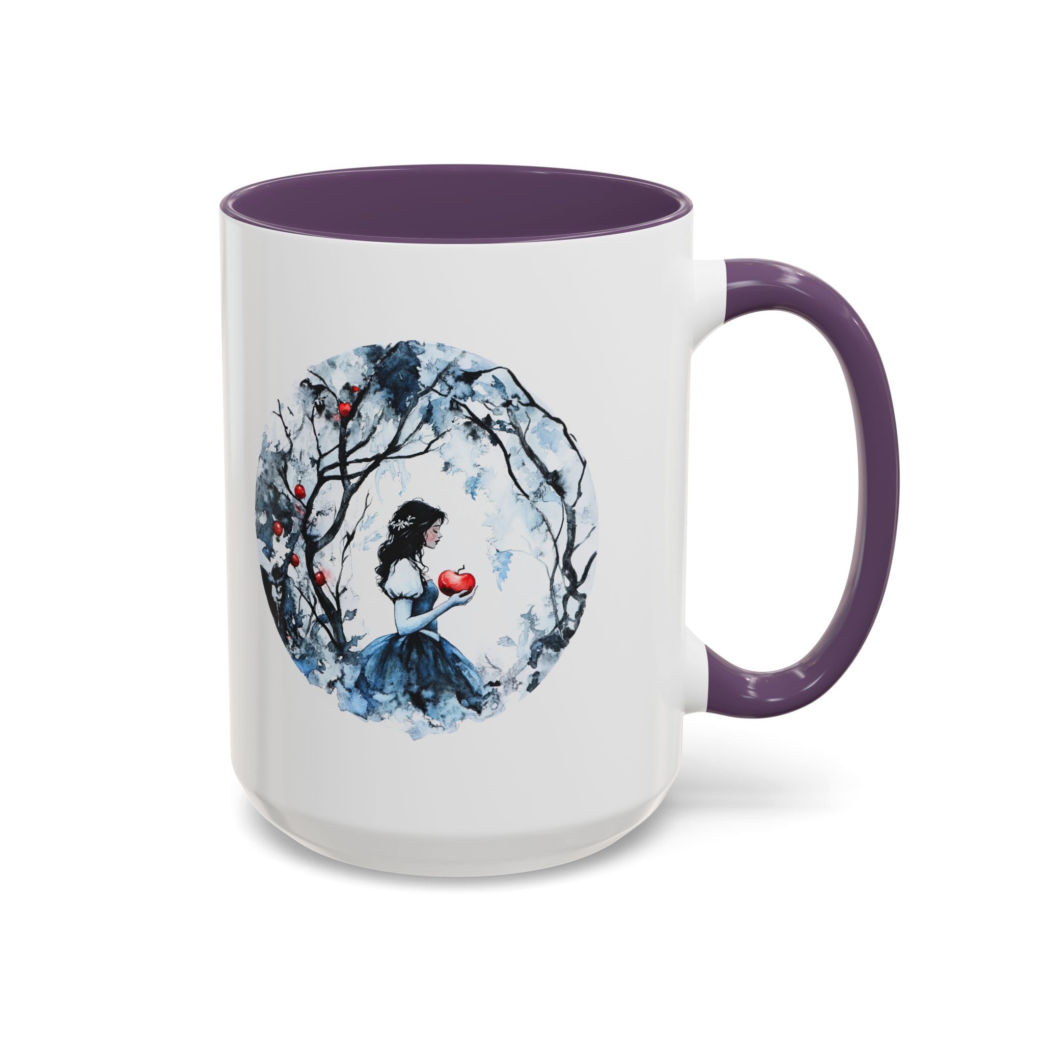 Brother's Grimm Snow White quote  with picture Accent Coffee Mug (11, 15oz) | Fairytale lover's mug