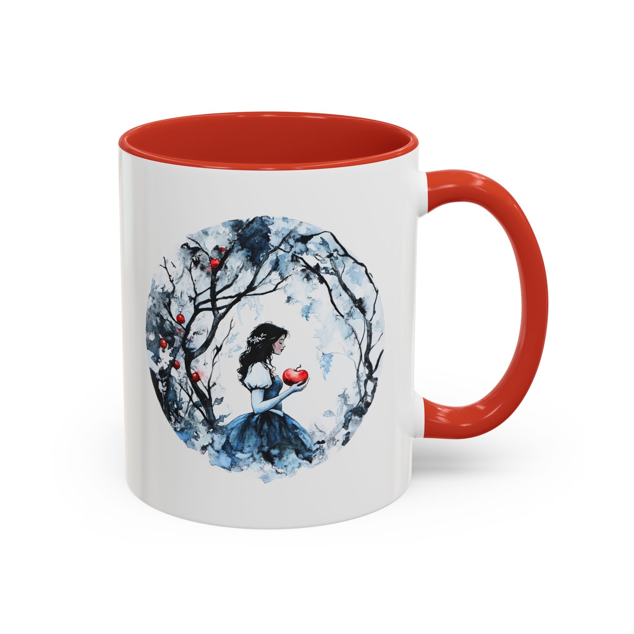 Brother's Grimm Snow White quote  with picture Accent Coffee Mug (11, 15oz) | Fairytale lover's mug