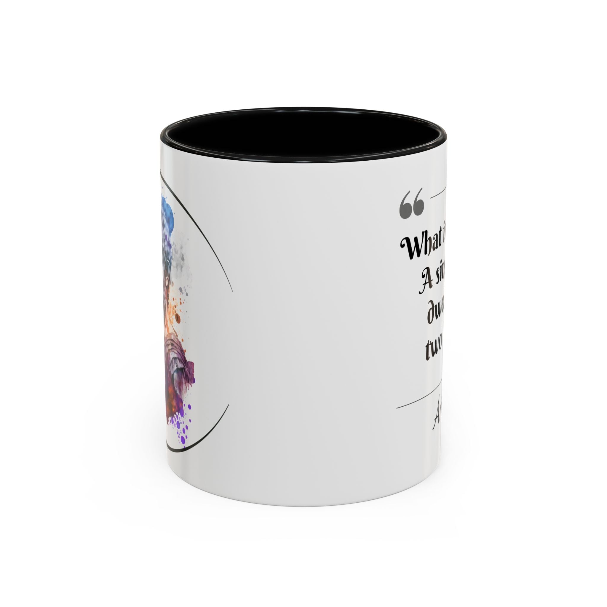 Aristotle What is a Friend Quote Mug | Motivational Philosophy Cup | 11oz, 15oz Accent Mugs for Thinkers & Positivity Lovers