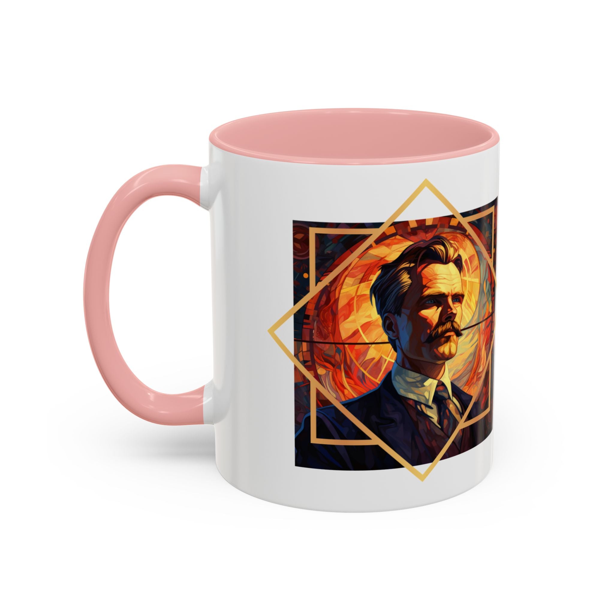 Nietzsche -The advantage of a bad memory is that one enjoys several times the same good things for the first time Quote -  Accent Coffee Mug (11, 15oz)