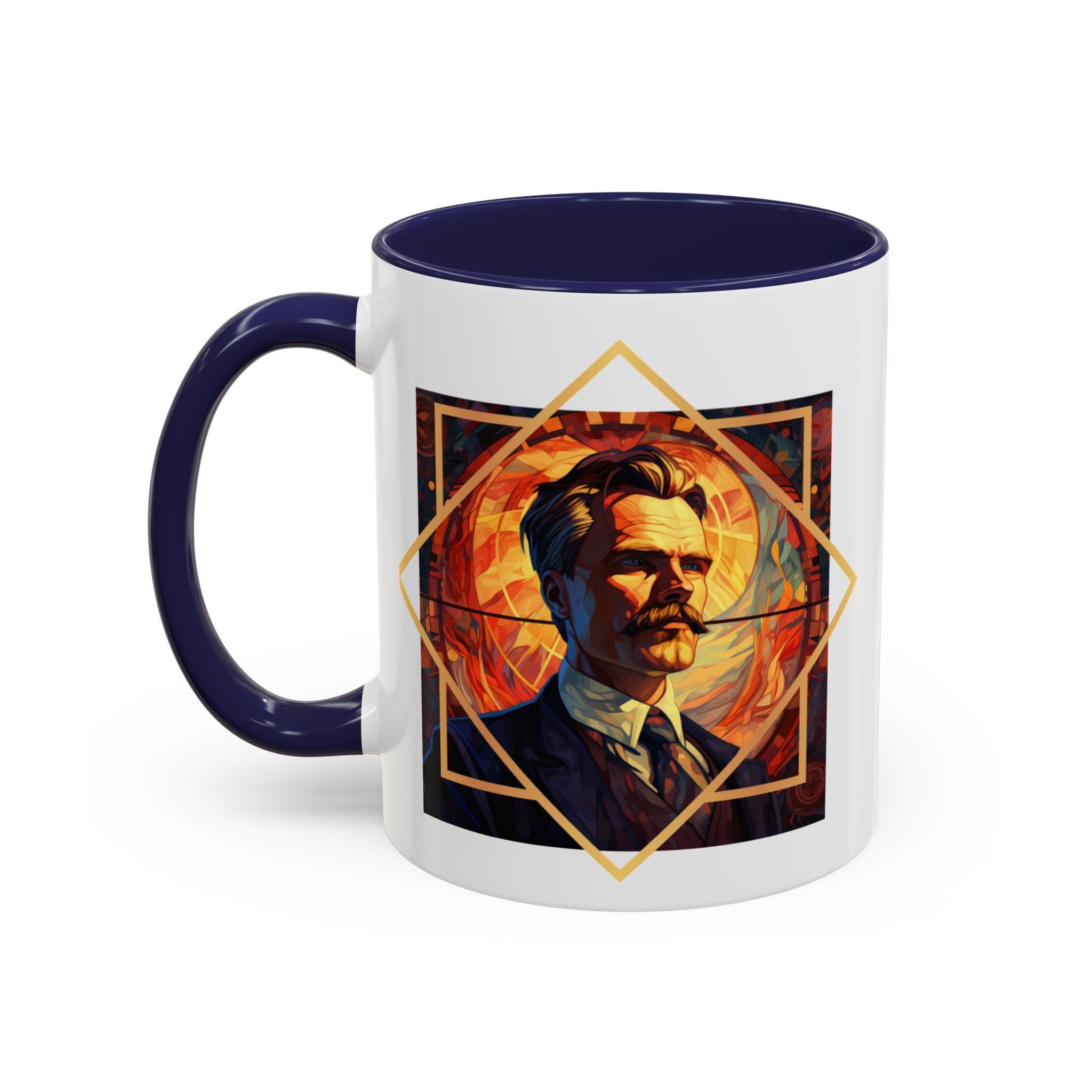 Nietzsche Bad Memory Advantage Quote Coffee Cup | 11oz, 15oz Accent Mugs for Philosophy Lovers & Thoughtful Gifts