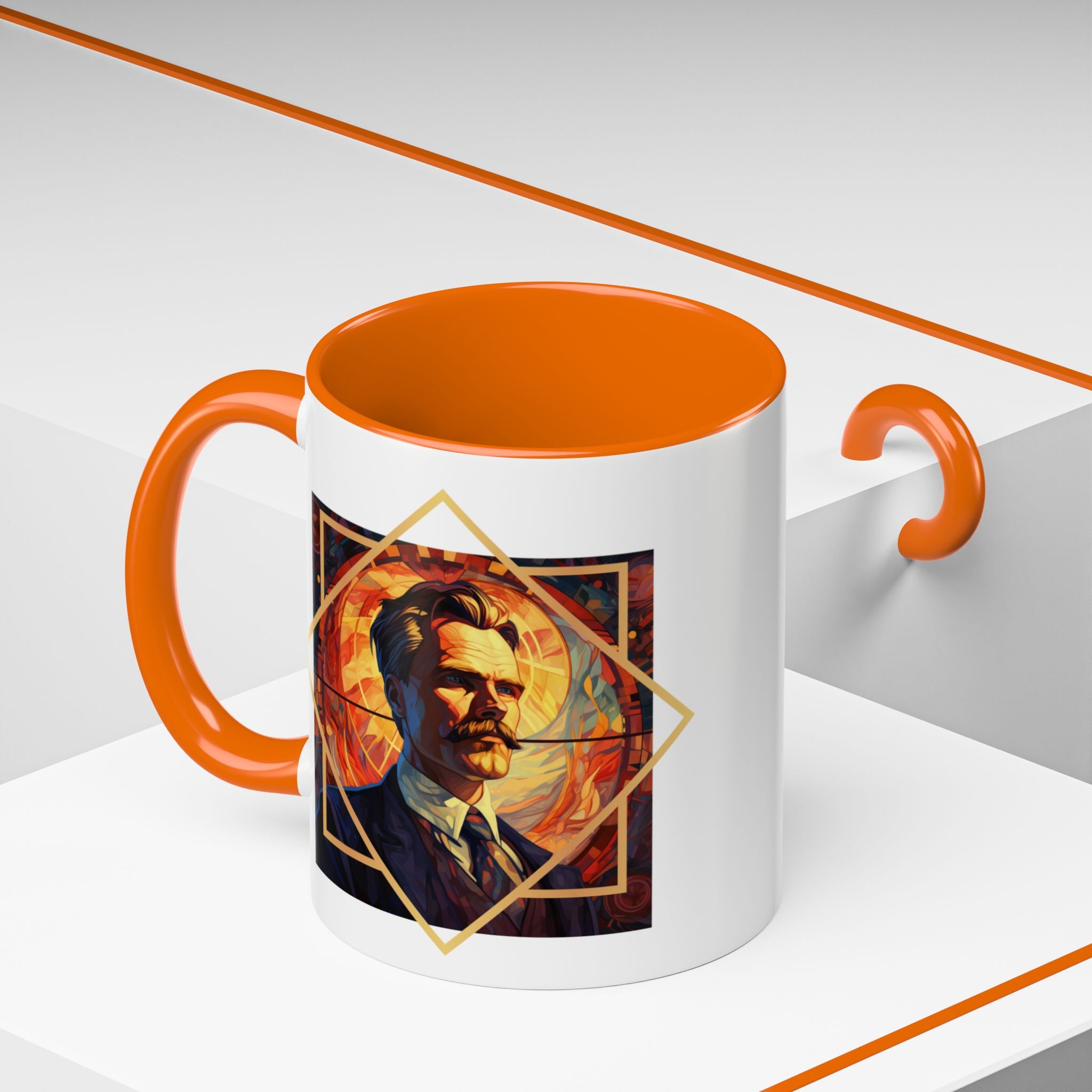 Nietzsche Bad Memory Advantage Quote Coffee Cup | 11oz, 15oz Accent Mugs for Philosophy Lovers & Thoughtful Gifts