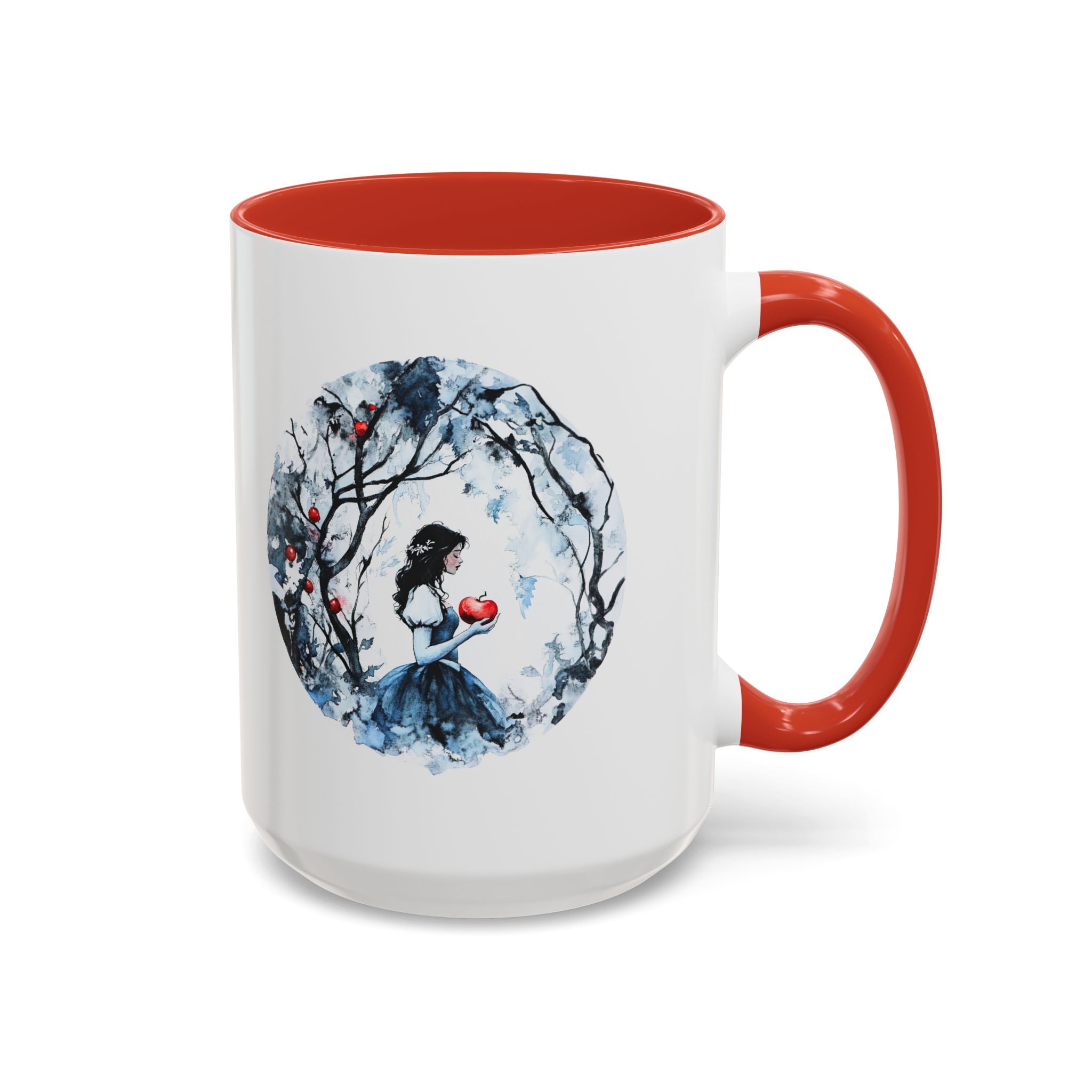Brother's Grimm Snow White quote  with picture Accent Coffee Mug (11, 15oz) | Fairytale lover's mug