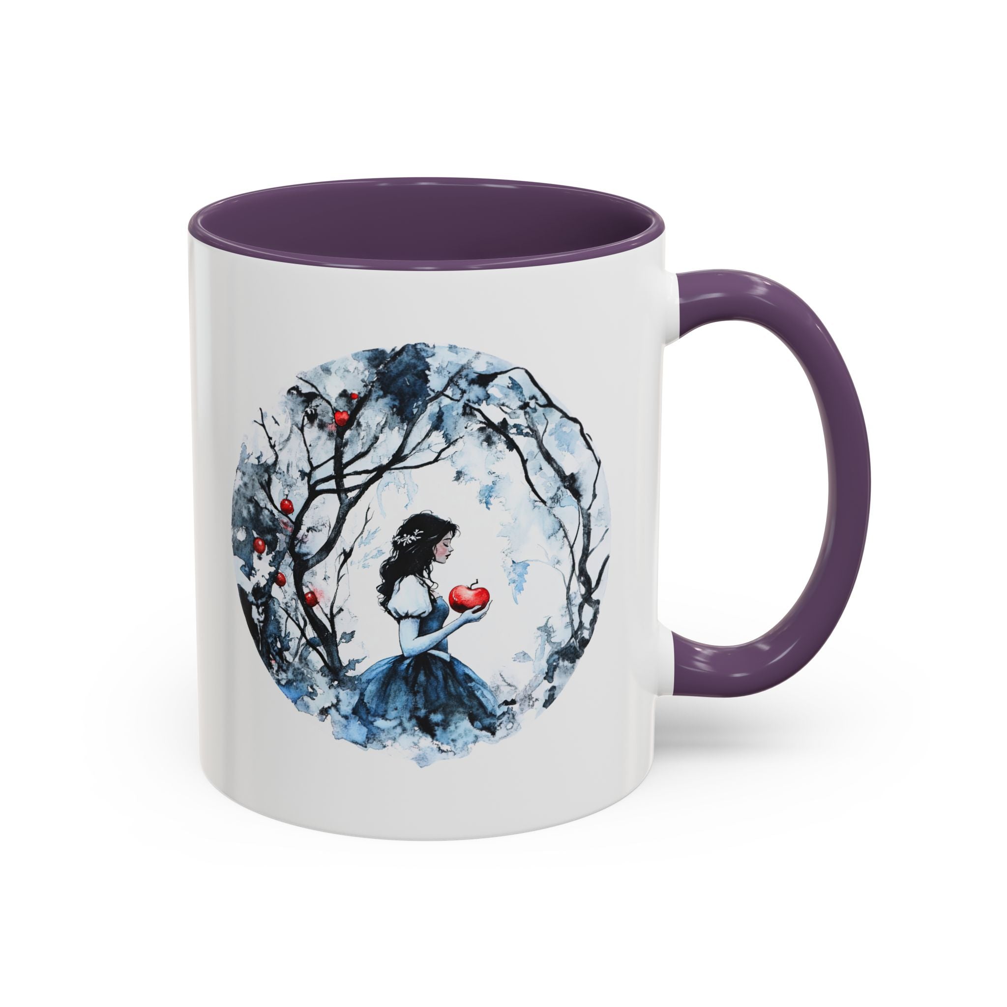 Brother's Grimm Snow White quote  with picture Accent Coffee Mug (11, 15oz) | Fairytale lover's mug
