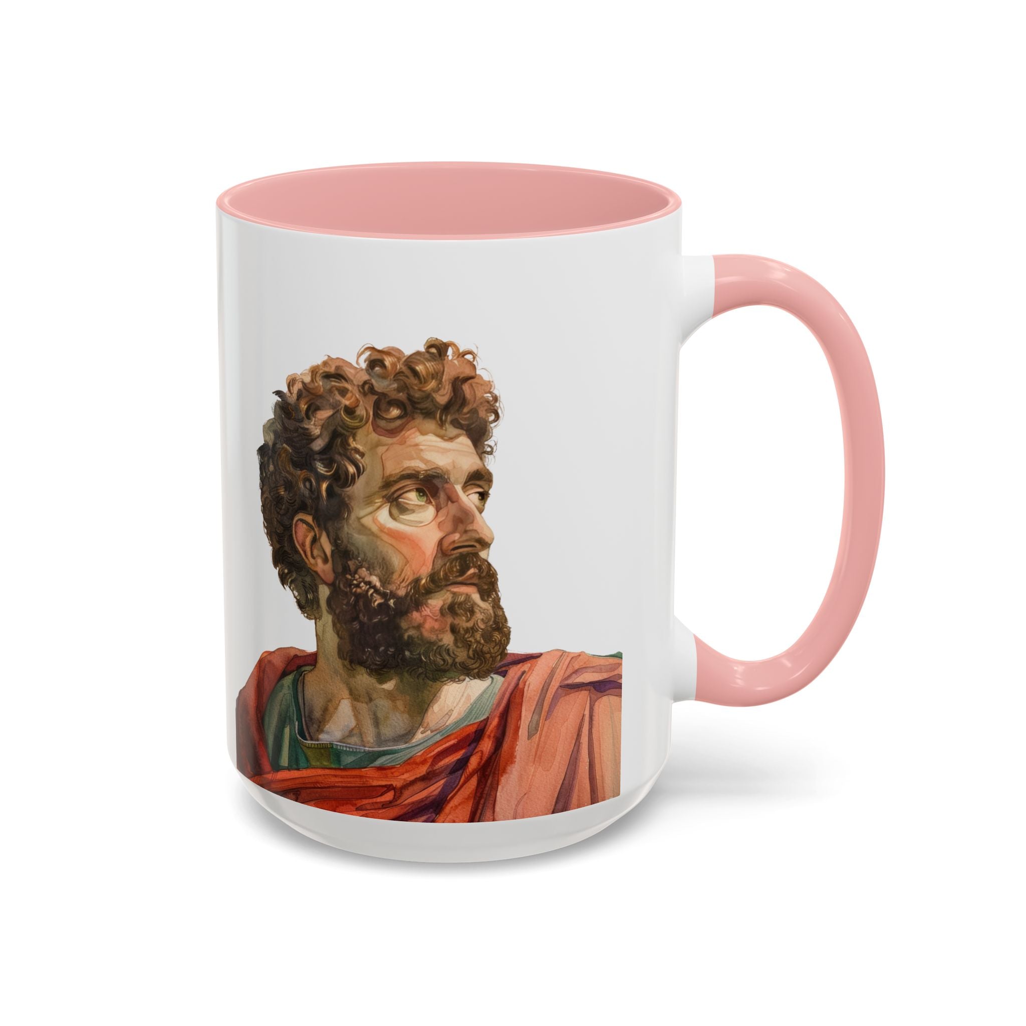 Marcus Aurelius Colour of a Soul Quote Mug | Philosophical Coffee Cup | 11oz, 15oz Accent Mugs for Thinkers| Stoics| Roman Empire